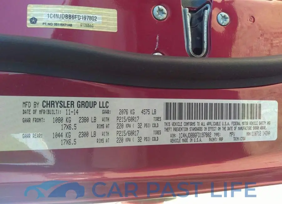 1C4NJDBB6FD197802# 9