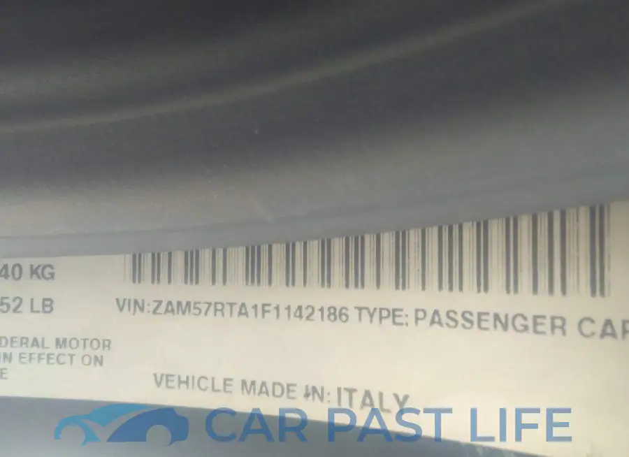 ZAM57RTA1F1142186# 9
