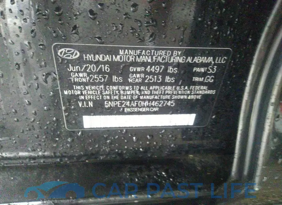 5NPE24AF0HH462745# 9