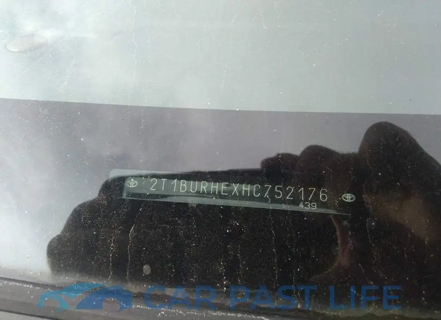 2T1BURHEXHC752176# 9