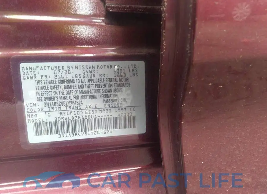 3N1AB8CV5LY264574# 9