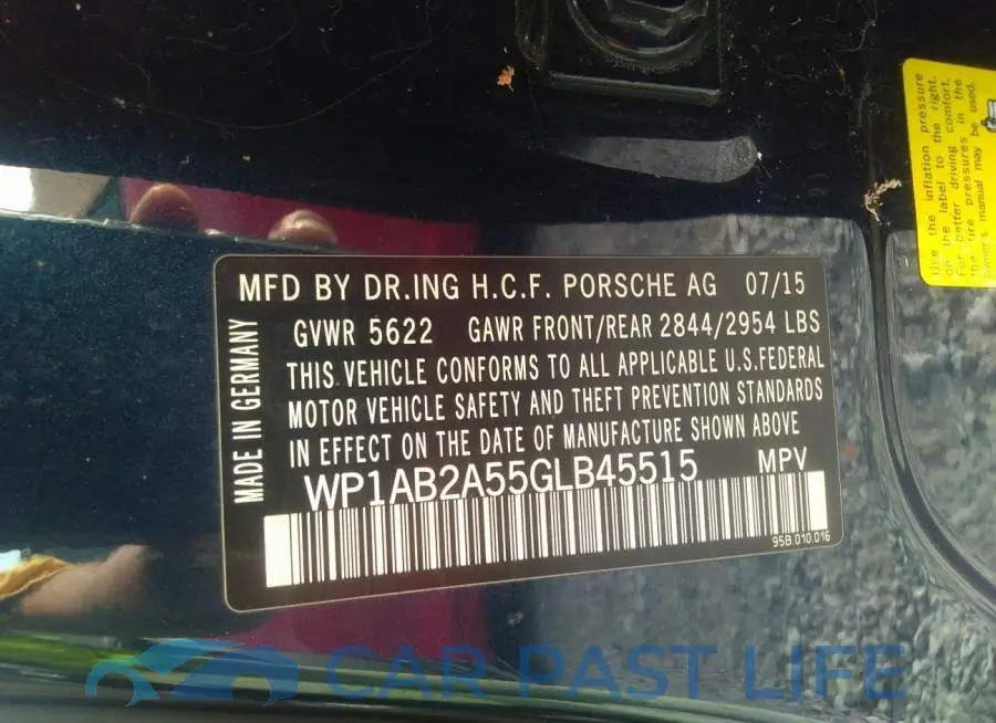 WP1AB2A55GLB45515# 9