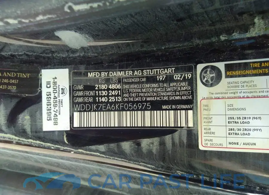 WDDJK7EA6KF056975# 9