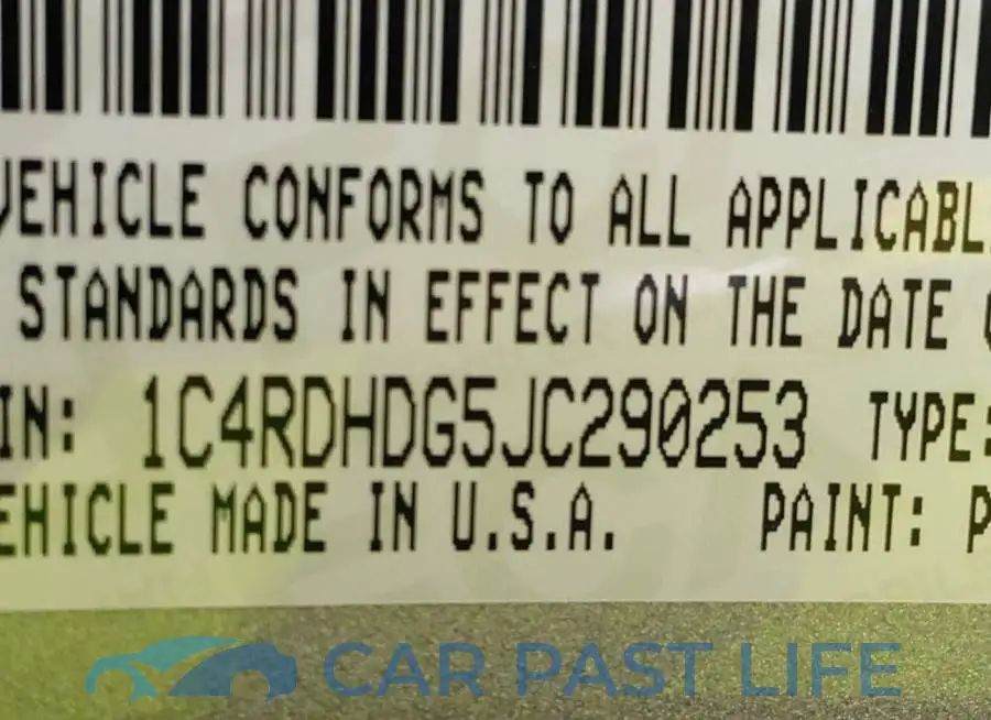 1C4RDHDG5JC290253# 9
