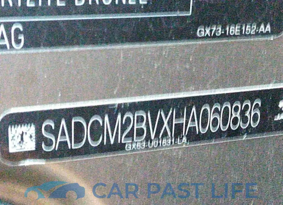 SADCM2BVXHA060836# 9