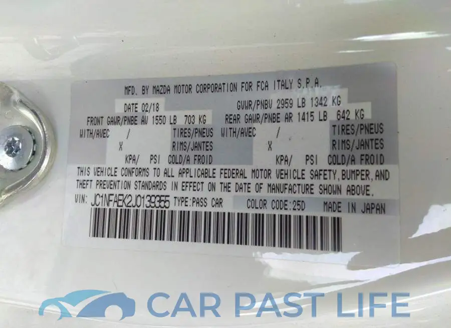 JC1NFAEK2J0139355# 9