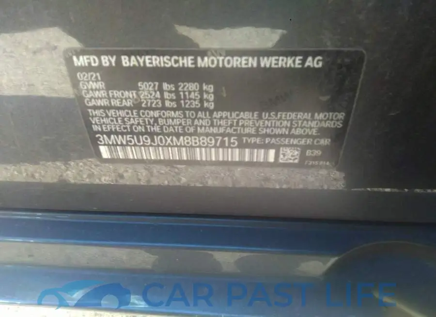3MW5U9J0XM8B89715# 9
