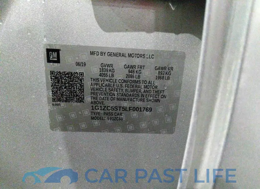 001ZC5ST5LF001769# 9