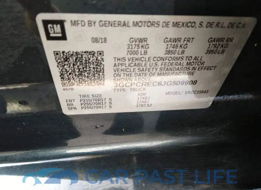 3GCPCREC6JG509908# 9