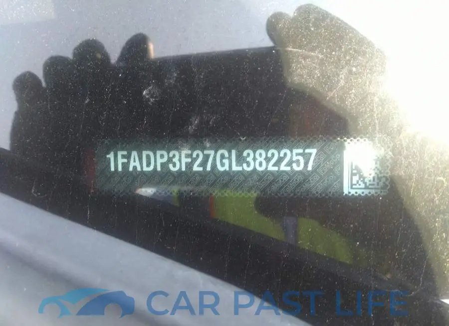 1FADP3F27GL382257# 9