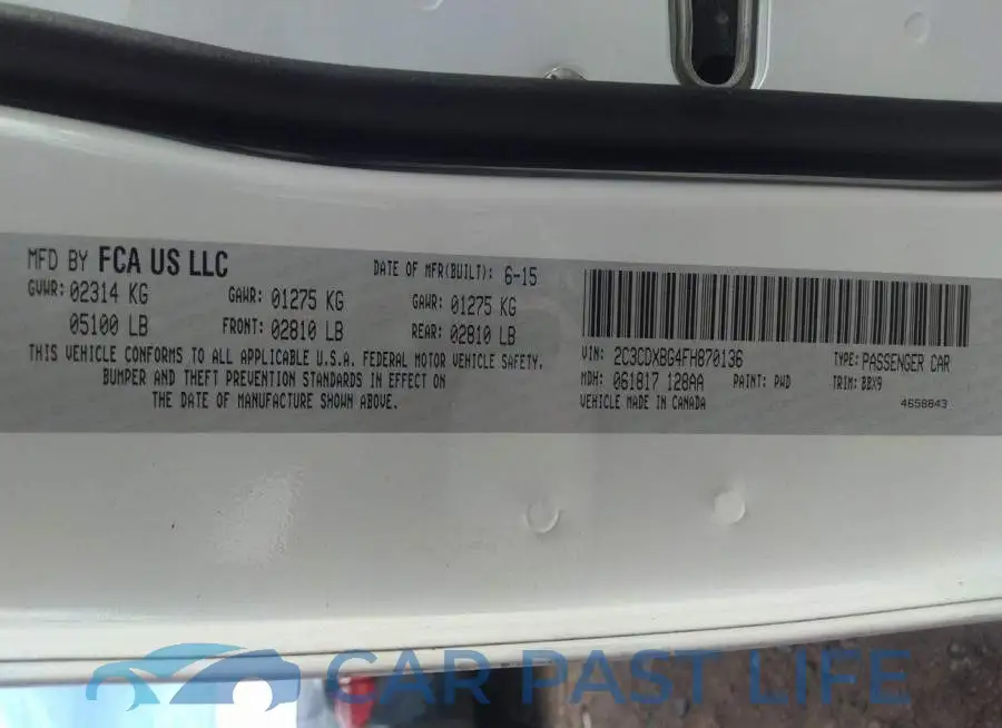 2C3CDXBG4FH870136# 9