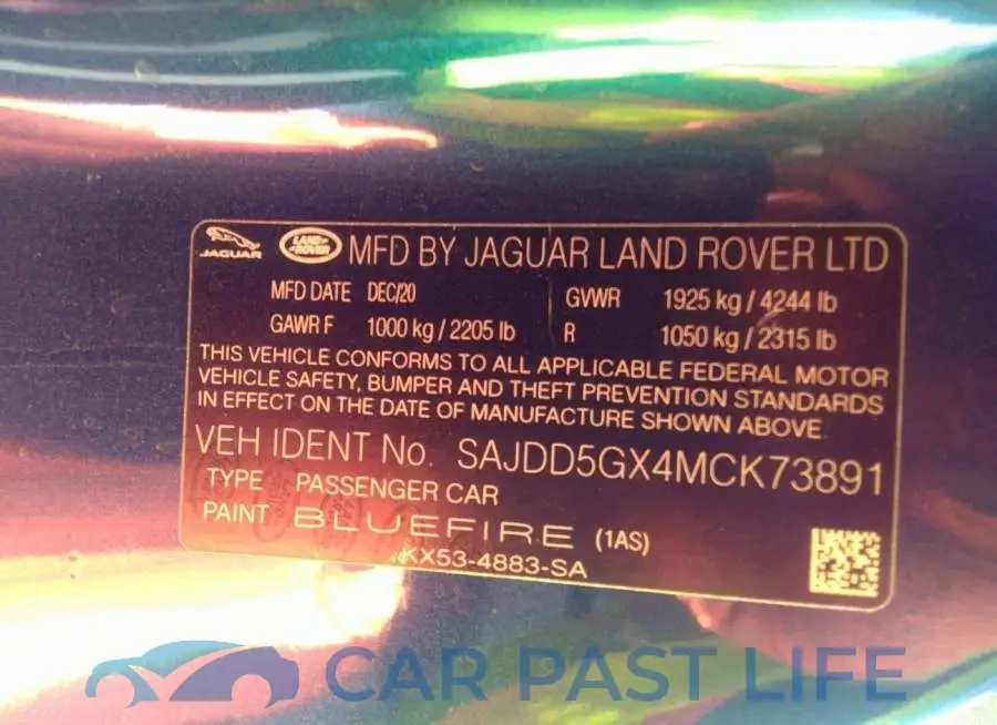 SAJDD5GX4MCK73891# 9