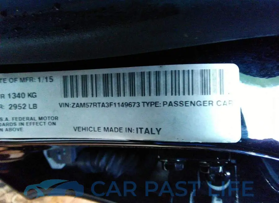 ZAM57RTA3F1149673# 9
