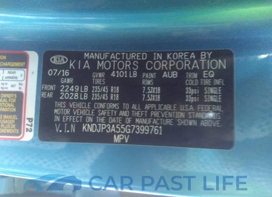 KNDJP3A55G7399761# 9