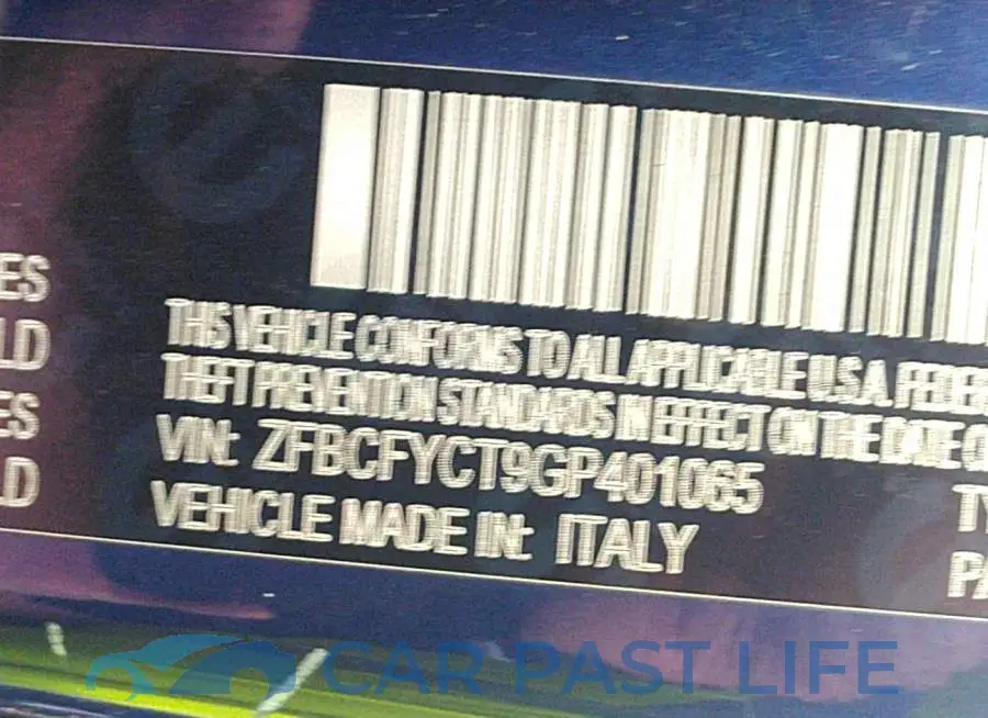 ZFBCFYCT9GP401065# 9
