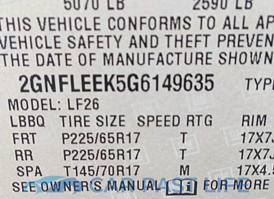 2GNFLEEK5G6149635# 9