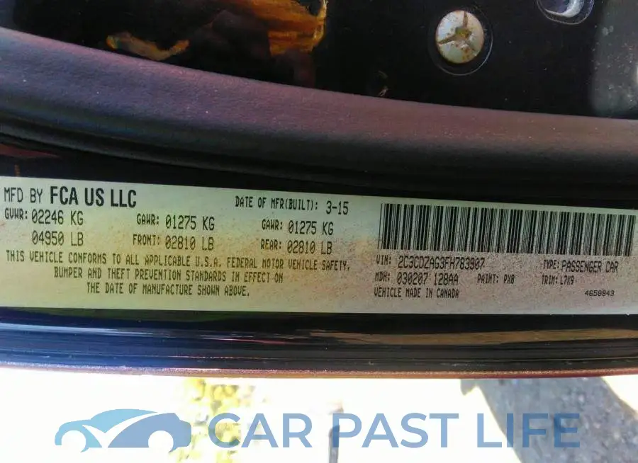 2C3CDZAG3FH783907# 9