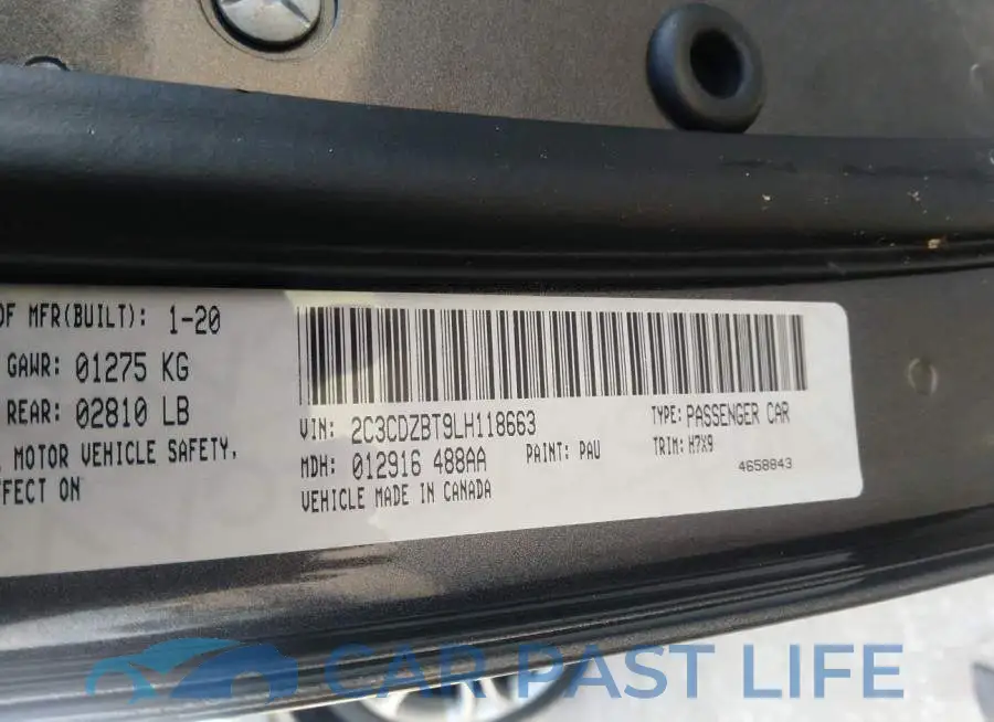 2C3CDZBT9LH118663# 9