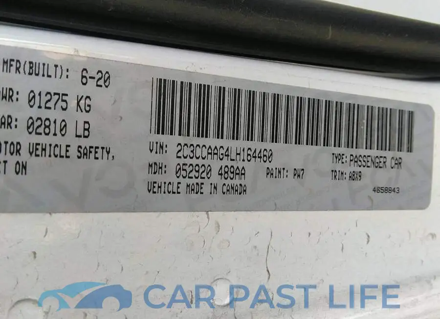 2C3CCAAG4LH164460# 9