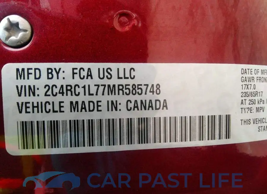 2C4RC1L77MR585748# 9