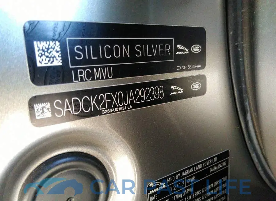SADCK2FX0JA292398# 9
