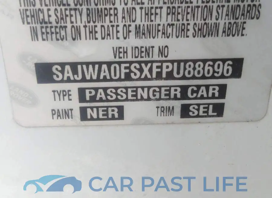 SAJWA0FSXFPU88696# 9
