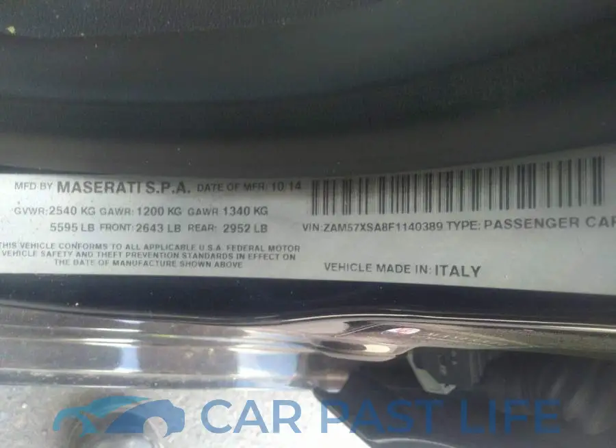 ZAM57XSA8F1140389# 9