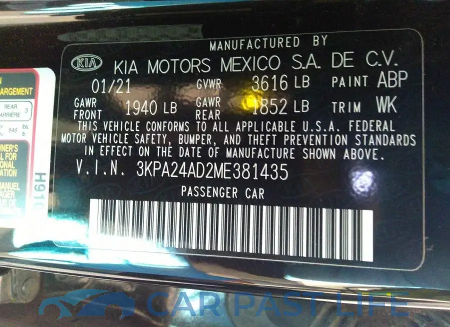 3KPA24AD2ME381435# 9