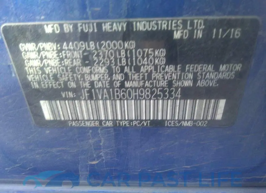 JF1VA1B60H9825334# 9