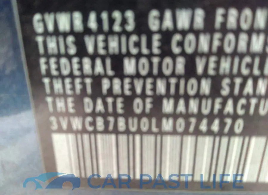 3VWCB7BU0LM074470# 9