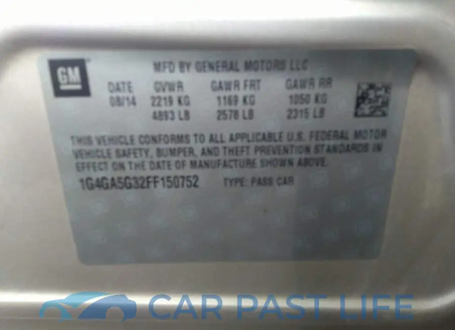 1G4GA5G32FF150752# 9