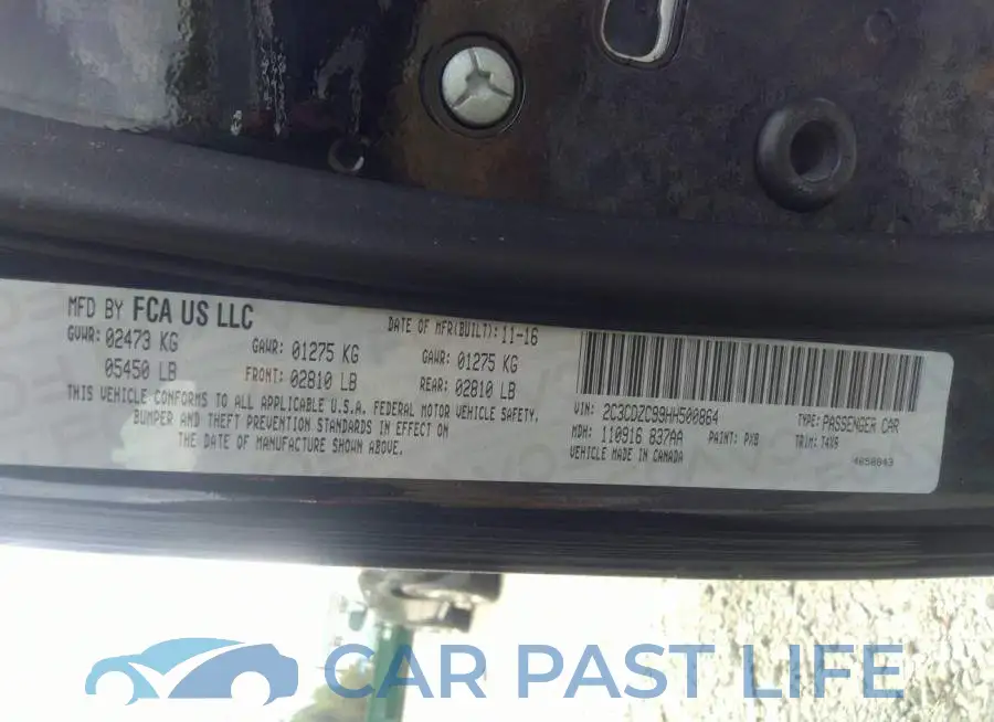 2C3CDZC99HH500864# 9