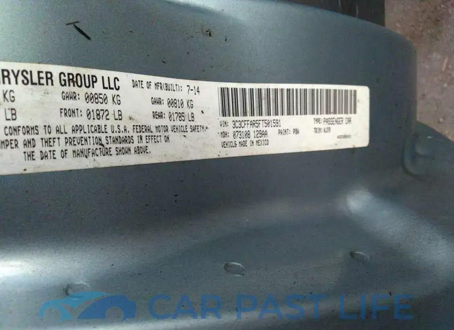 3C3CFFAR5FT501591# 9