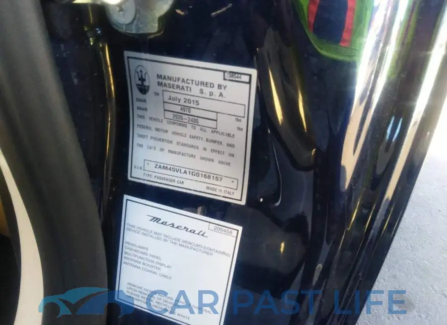 ZAM45VLA1G0168157# 9