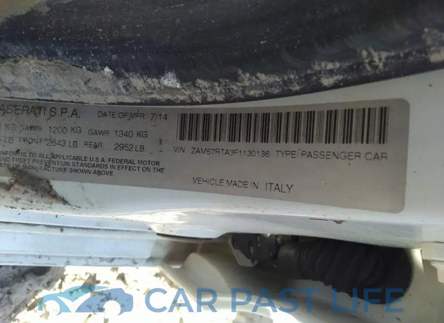 ZAM57RTA3F1130136# 9
