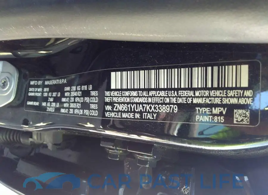 ZN661YUA7KX338979# 9