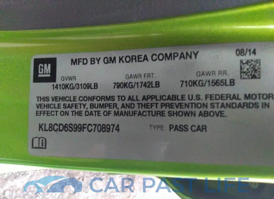 KL8CD6S99FC708974# 9