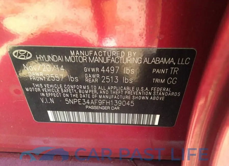 5NPE34AF9FH139045# 9