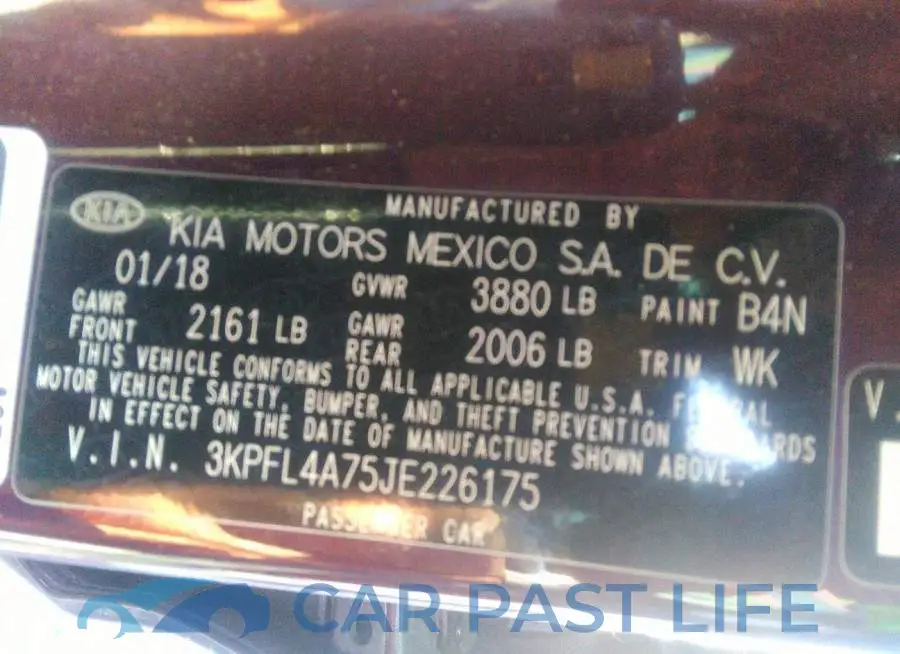 3KPFL4A75JE226175# 9