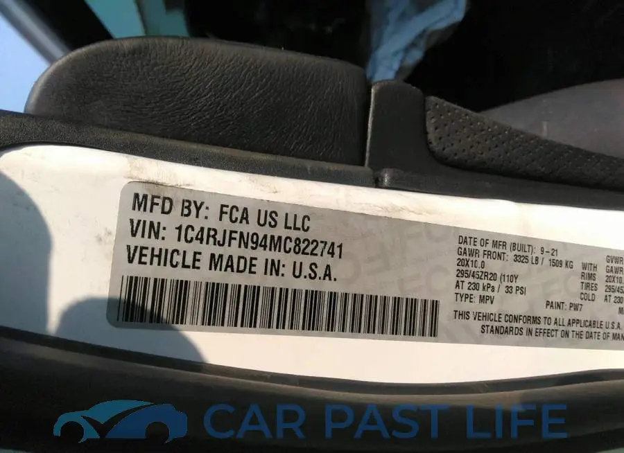 1C4RJFN94MC822741# 9