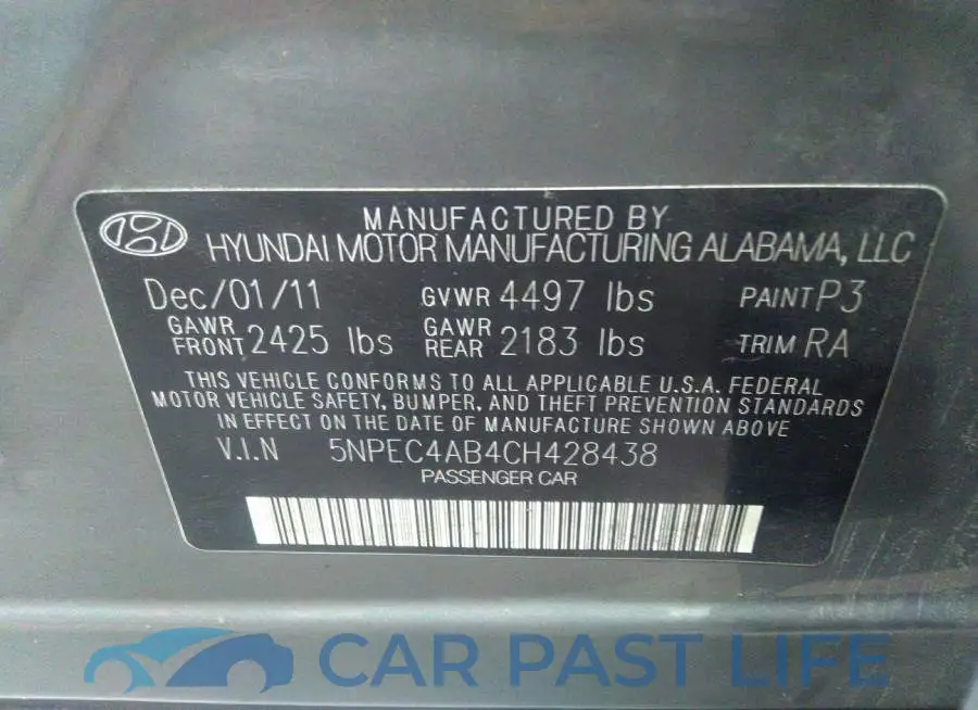 5NPEC4AB4CH428438# 9