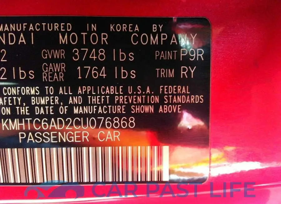 KMHTC6AD2CU076868# 9