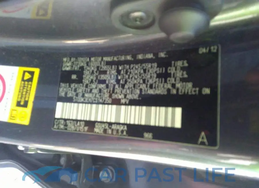 5TDDK3EH7CS147350# 9