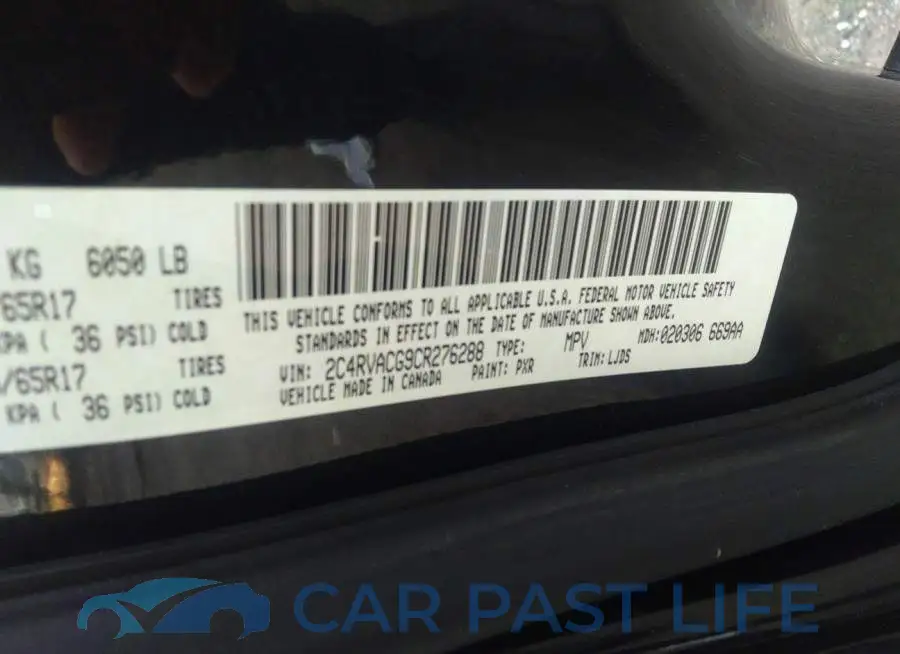 2C4RVACG9CR276288# 9