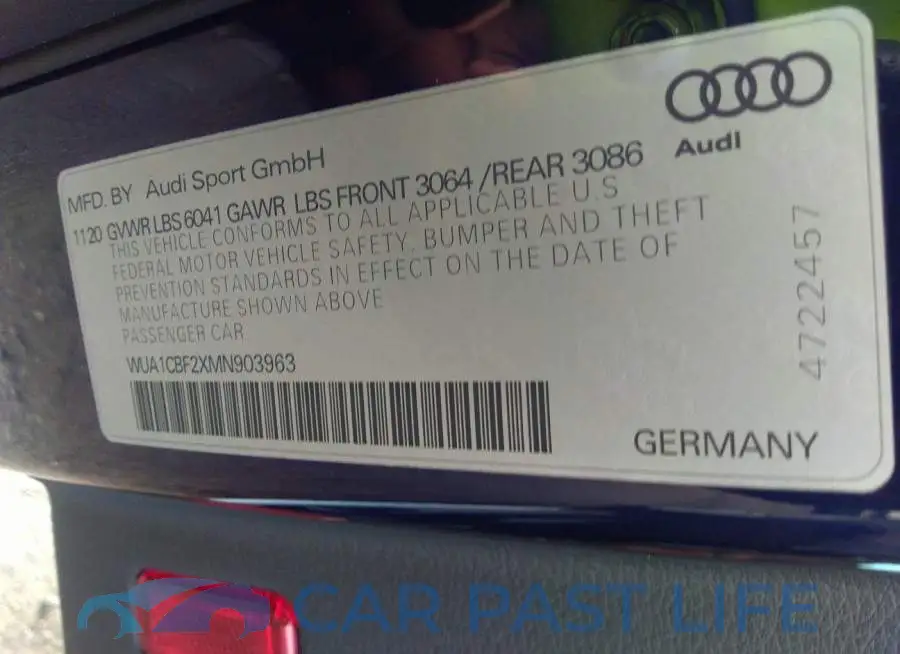 WUA1CBF2XMN903963# 9
