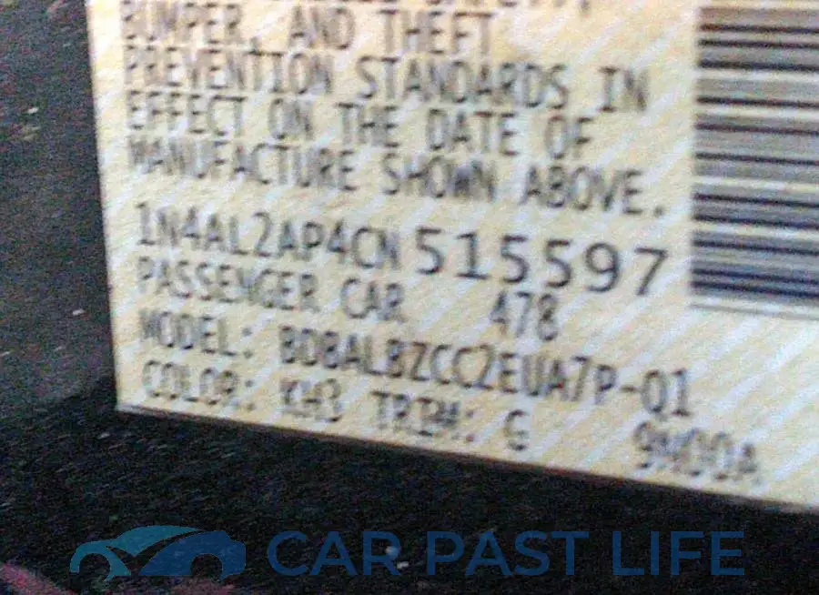 1N4AL2AP4CN515597# 9