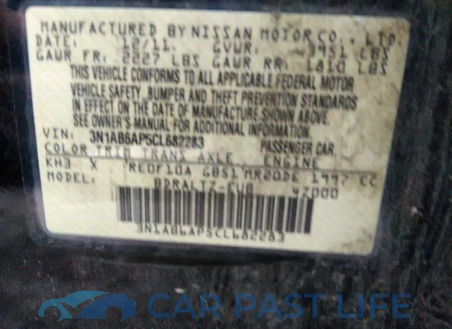 3N1AB6AP5CL682283# 9