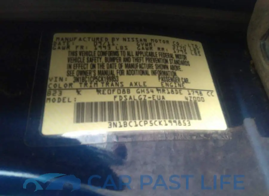 3N1BC1CP5CK199853# 9