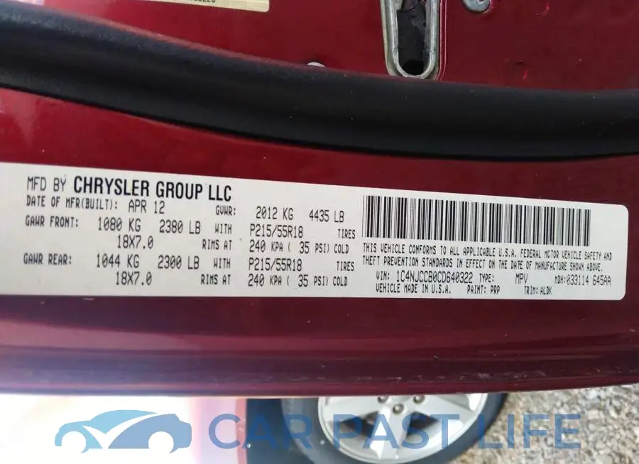 1C4NJCCB0CD640322# 9