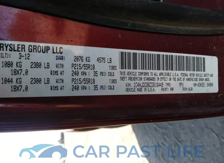 1C4NJDCB6CD616449# 9